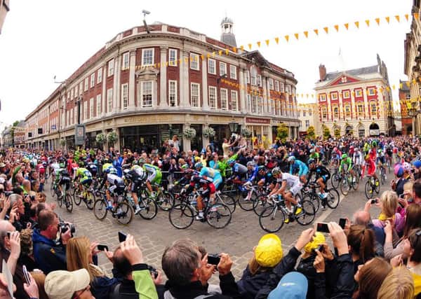 The Tour de France passes through York in 2014.