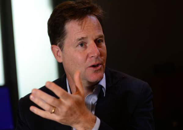Former Lib Dem leader Nick Clegg believes farmers could be hit by huge tariffs for exports in the event of a 'hard Brexit'.