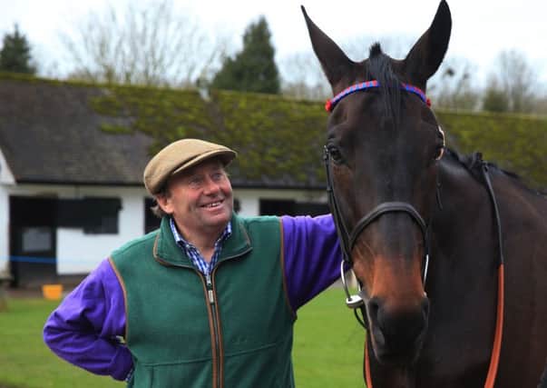 SUPERSTAR: Trainer Nicky Henderson with Sprinter Sacre. Picture: Nick Potts/PA