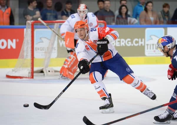 Jonathan Phillips in action for the Sheffield Steelers
