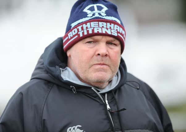 Rotherham Titans head coach Justin Burnell.