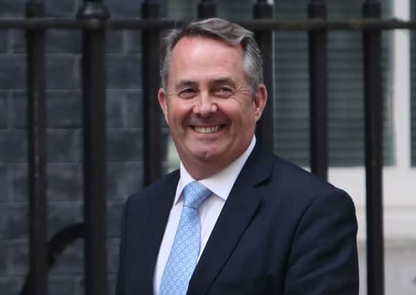Liam Fox is the Cabinet minister in charge of overseas trade.