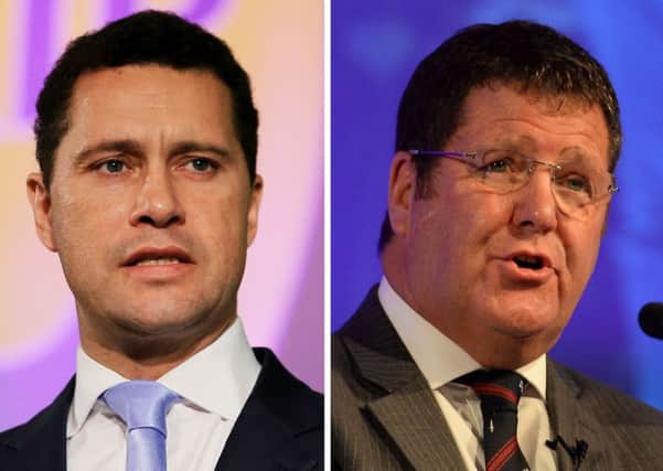 Ukip MEPs Steven Woolfe (left) and Mike Hookem have been reported to French police over their altercation at the European Parliament which plunged crisis-hit Ukip into further turmoil.