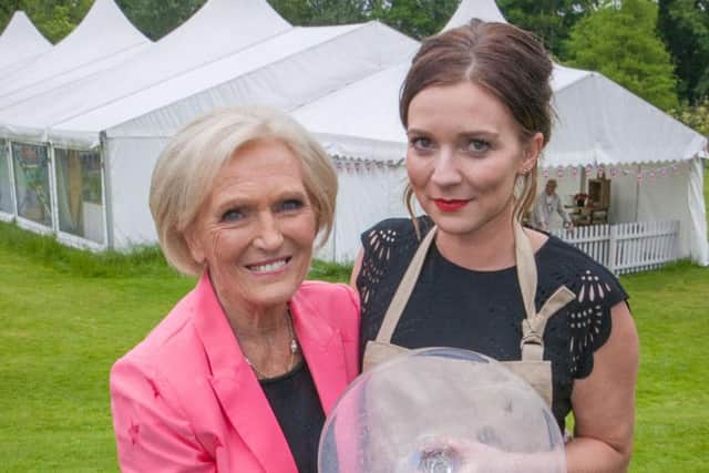 Mary Berry with winner Candice Brown
