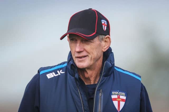 England head coach Wayne Bennett