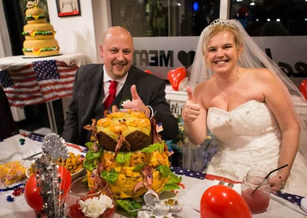 Tony Virr and his wife, Jackie, celebrated their wedding reception at Huckleberry's Diner