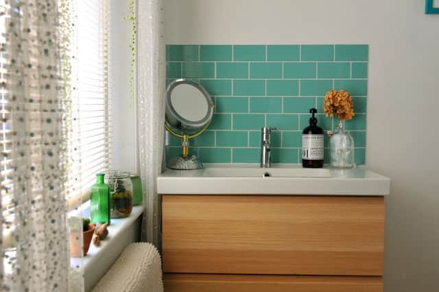 Suzi and Sarah extended the tiny bathroom into a small bedroom to give them a bigger space