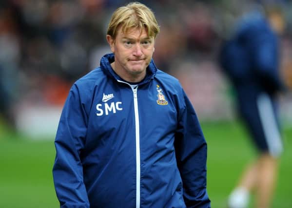 DELIGHTED: Bradford City manager Stuart McCall. Picture : Jonathan Gawthorpe