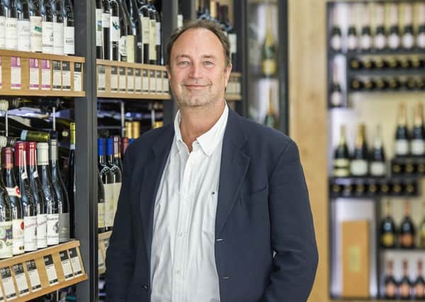 The new CEO of Majestic Wine, in their Mayfair store. London, UK 09 Apr 2015.