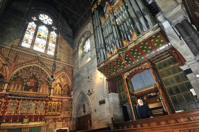 St Martin's Church hosts fine examples of pre-Raphaelite stained glass windows