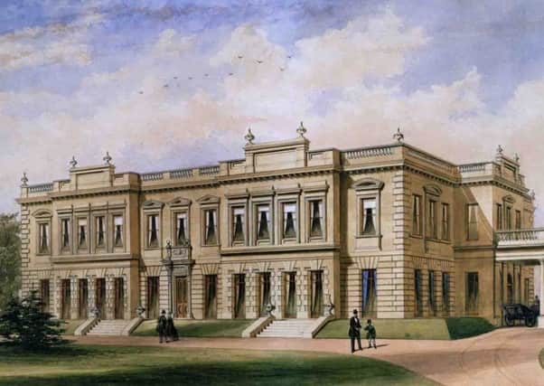 Architects drawing of Brodsworth Hall