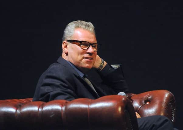 cCutting remarks: Mark Kermode on stage. The film critic is heading to Yorkshire.