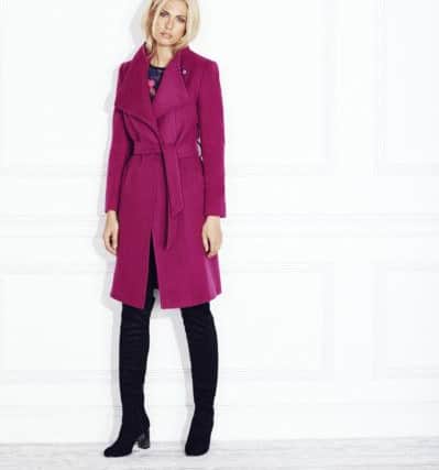 Flavia coat in pink, Â£249, by Damsel in a Dress at John Lewis.