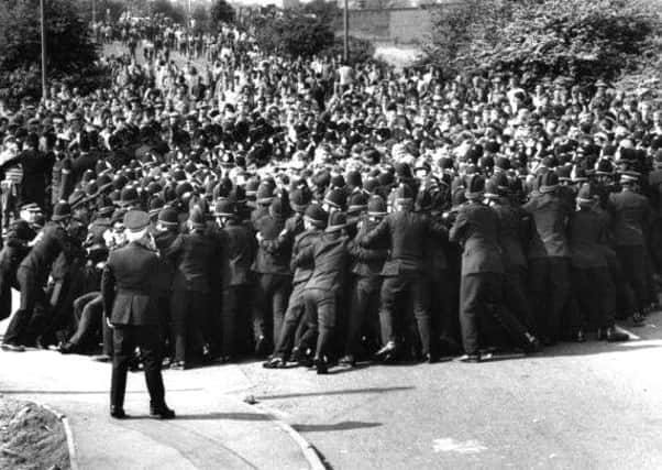 The Battle of Orgreave in 1984.