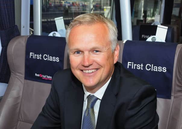 Will Dunnett, Managing Director of First Hull Trains.