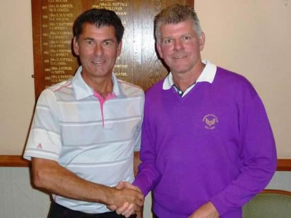 Ripn City's Nigel Myers and Greg Nelson, winners of the Oakdale Alliance.