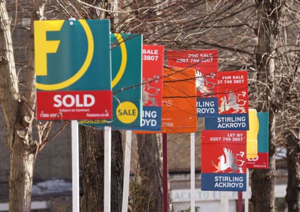 Houses for sale. Photo: Yui Mok/PA Wire