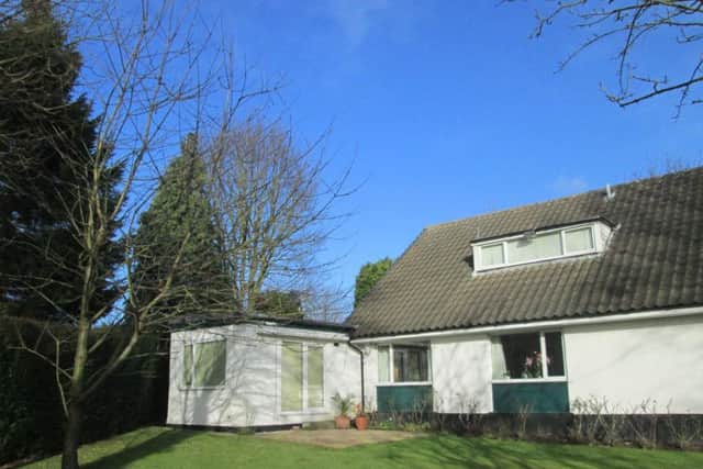 The 1960s bungalow with garden room extension before the modernisation