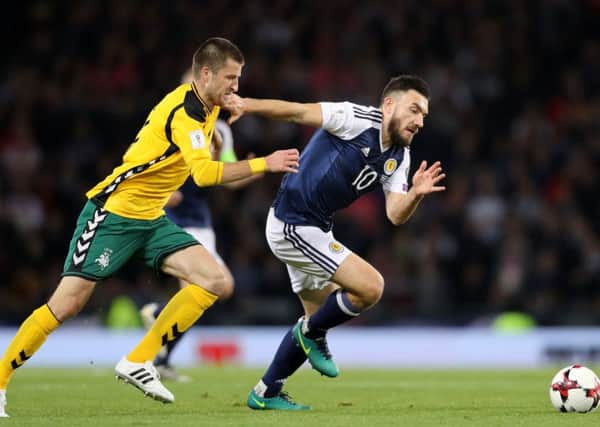 Robert Snodgrass has been called into the Scotland squad despite facing a month on the sidelines through injury (Photo: PA)
