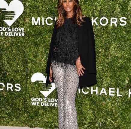 The statement trousers, as worn by model Iman at an awards in New York last month. (Photo By Evan Agostini/Invision/AP)