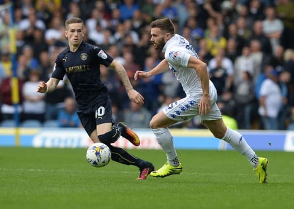 Barnley's Ryan Kent in action against Leeds United earlier this season (Picture: James Hardisty)
