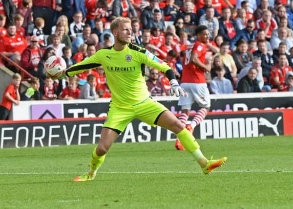 TOP STOPPER: Barnsley goalkeeper Adam Davies.  Picture: Marie Caley