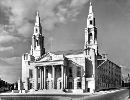 Leeds Civic Hall completed courtesy of Leeds Library