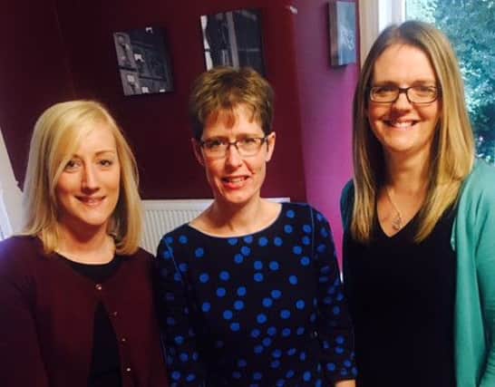 Picture: L-R Jane Holroyd, Kate Donaldson (Member of the Uganda Twinning Project) and Sarah Ward Ramsdens Solicitors