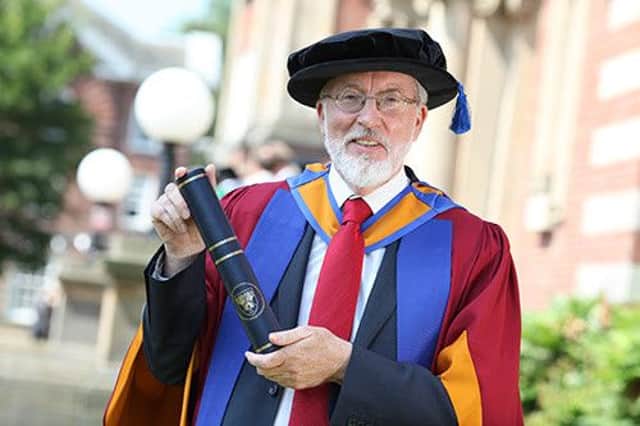 Leeds Civic Trust CEO, Kevin Grady, receives honorary degree from Leeds Met
.