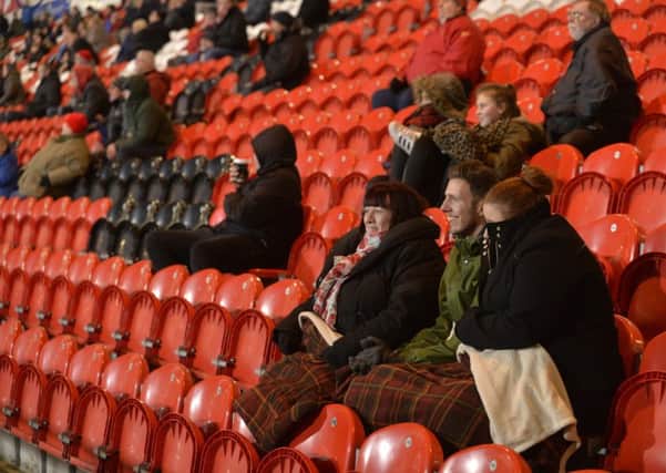 The Checkatrade Trophy has failed to attract fans, with just 1,495 turning out at Doncaster Rovers last night (Picture: Bruce Rollinson).