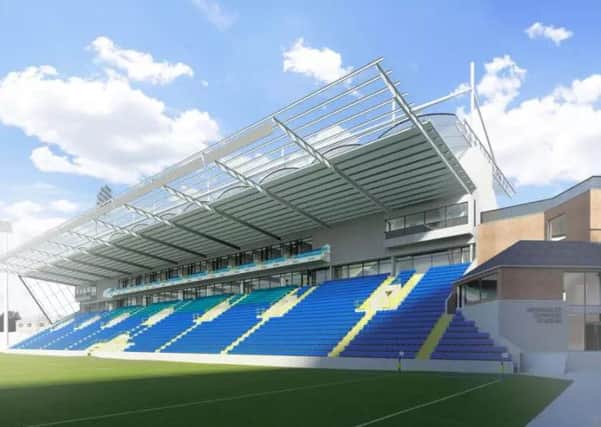 An artist's impression of the North Stand