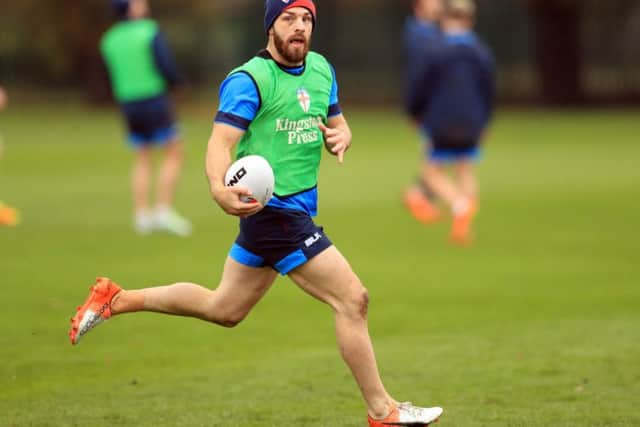 England's Luke Gale during a training session at Eltham College, London.