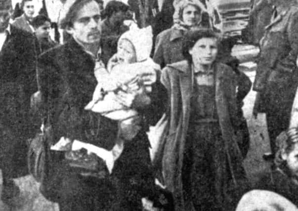 Refugees from Hungary arrive in Switzerland in 1956 to start a new life. People in Yorkshire helped look after many refugees.