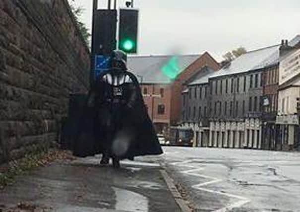 Darth Vader on Chesterfield Road, Sheffield. Photo: Sheffield South West Local Policing Team