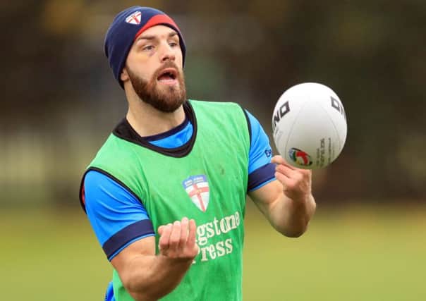 England's Luke Gale during a training session at Eltham College, London.