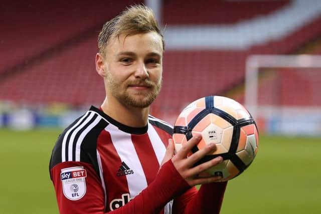 Harry Chapman bagged the match-ball on Saturday (Pic: Simon Bellis/Sportimage)