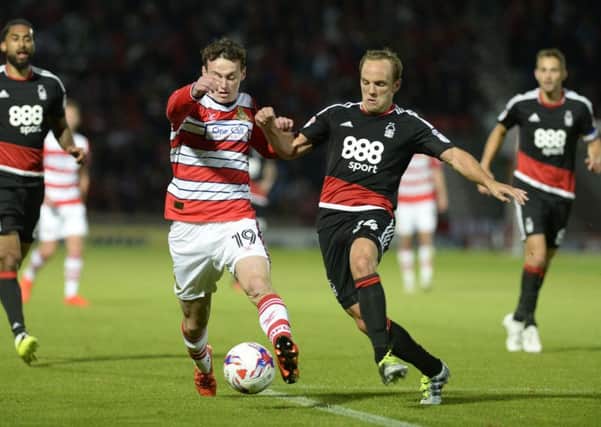 FULL OF PROMISE: Doncaster Rovers' Liam Mandeville, left.  Picture: Bruce Rollinson