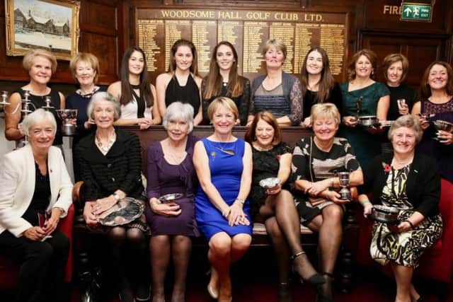 Woodsome Hall ladies pictured at their annual dinner and prize presentation evening.