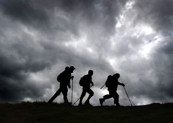 Falling spending on public rights of way are blocking access to the important health benefits of walking, the Ramblers group has warned.   Picture: Simon Hulme.