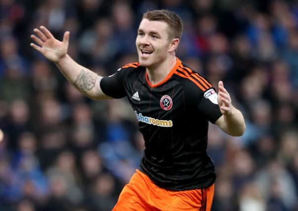 John Fleck celebrates his goal against Chesterfield (Picture: SportImage)