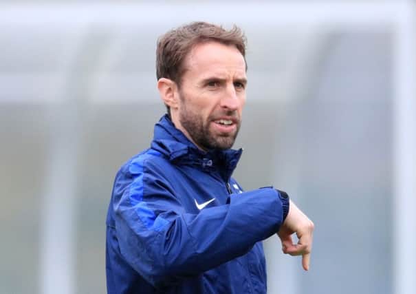 England interim manager Gareth Southgate during a training session at Tottenham. (Picture: Adam Davy/PA Wire)
