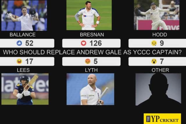All-rounder Tim Bresnan won the popular vote conducted on our Facebook page
