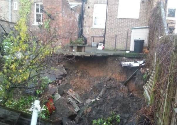 The sinkhole on Magdalen's Road in Ripon. Picture by Ben Bramley