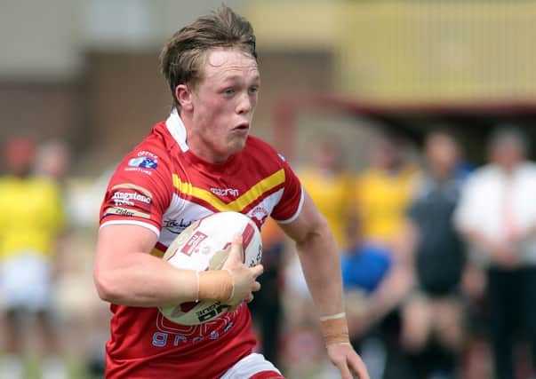 Cory Aston made the leap from Sheffield Eagles to Leeds Rhinos this season (Picture: Glenn Ashley)