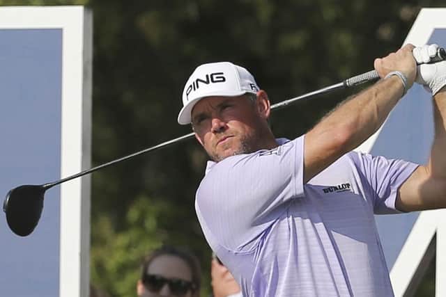 Lee Westwood: Leading the way during the first round of the DP World Tour Championship.