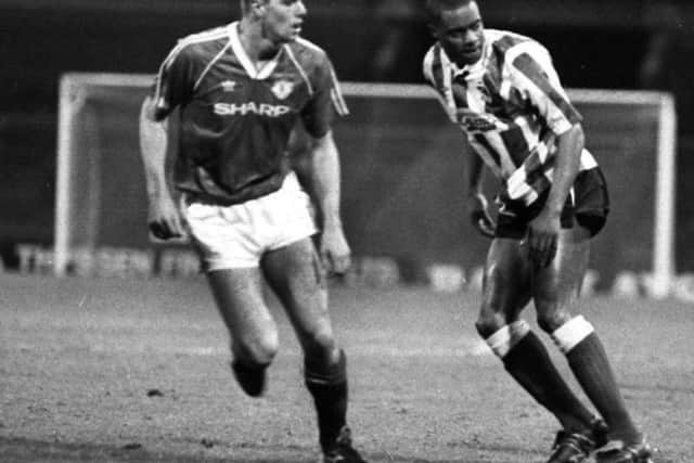 Dalian Atkinson in action for Sheffield Wednesday