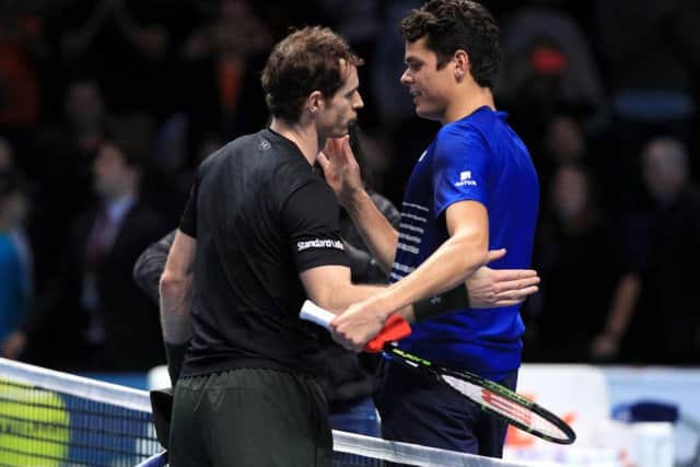 Murray and Milos Raonic were on court for three hours and 38 minutes, a tournament record (PA)