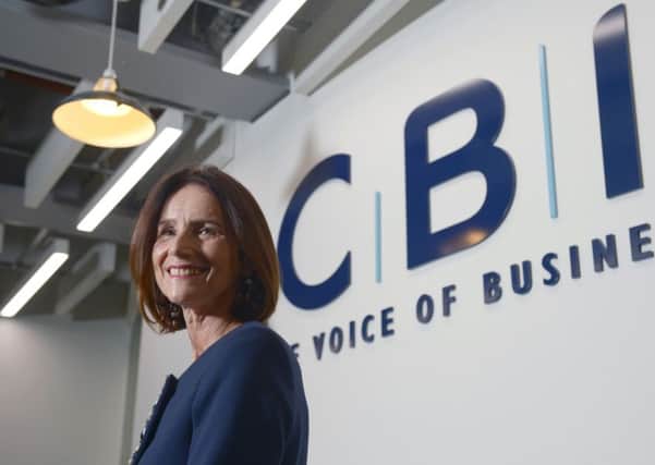 looking to the future: Carolyn Fairbairn, director general of the CBI, said firms were rolling up their sleeves and looking to make the best of Brexit. Picture: pa