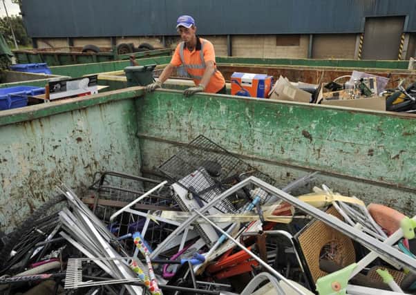 File pic: Hull's household waste recycling sites look set to close two days a week