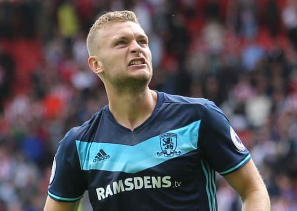 Ben Gibson: Frustrated that Diego Costa managed to score the winner after being kept quiet.